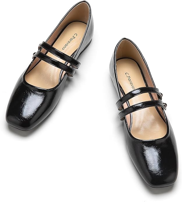 Zapatos Mary Jane Cuero Negro Zapatos Mary Jane Cuero Negro
